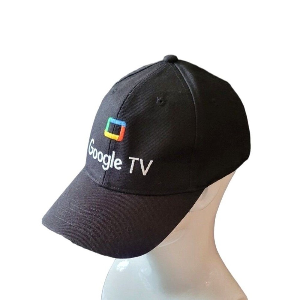 Google TV Logo Android Employee Hat Baseball Cap RARE